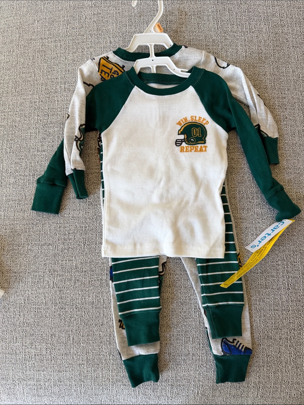 2 Two-Piece Football Sets